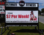 Ultimate Fitness Sign